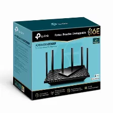 Ruteador Inalámbrico Tp-link Archer Archer Axe75 6 Ant., Wi-fi 6e (802.11ax), 5 Rj-45, 5400 Mbit/s, Negro